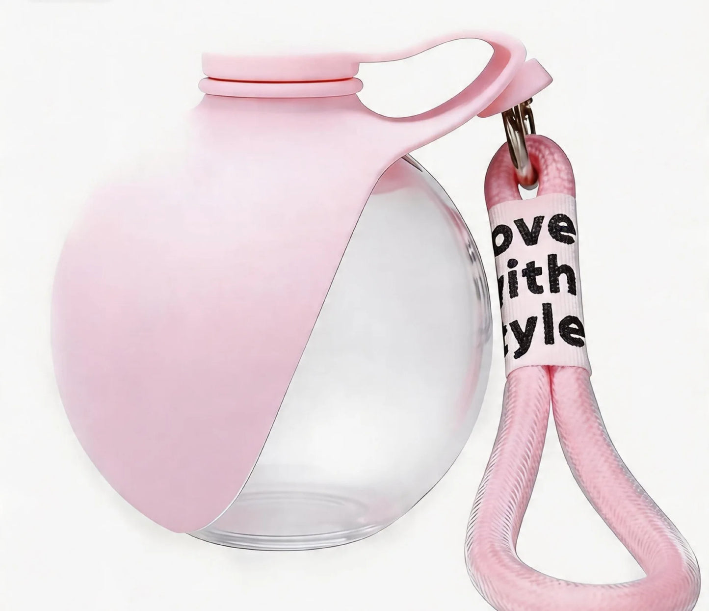 MyLuraa  2-in-1 Dog Water Bottle – No-Spill, One-Handed Dispensing for Walks & Hikes